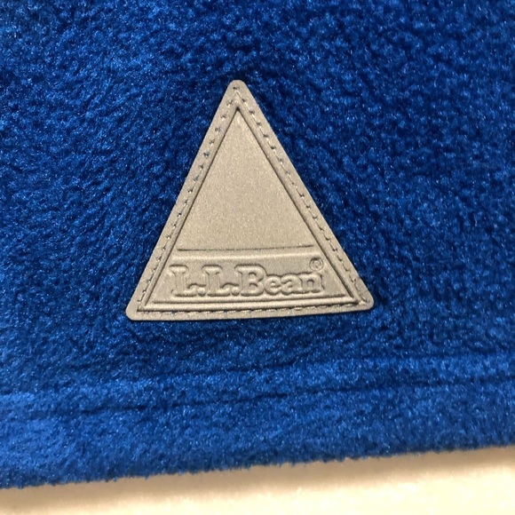 L L Bean blue fleece size 10-12 youth winter wear - Picture 6 of 6